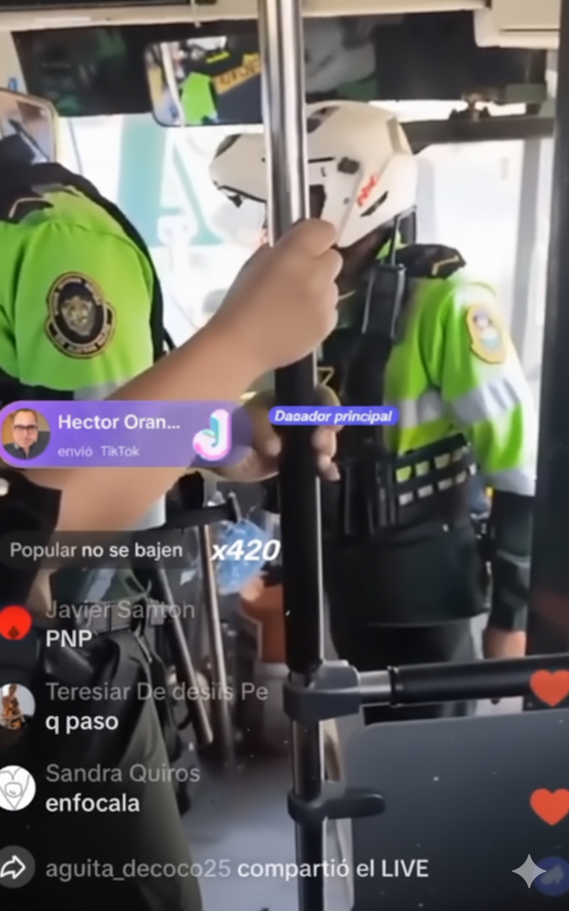 Incidente en transporte público